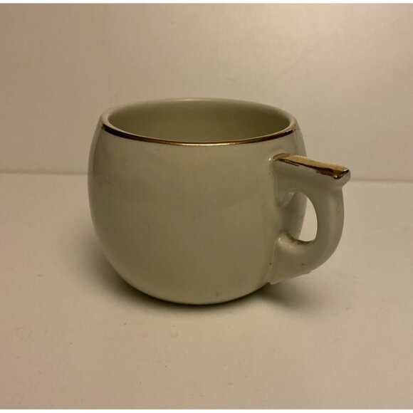 Vtg Hall Tom & Jerry Ball Shaped Replacement Punch Cup Gold Trim - Picture 3 of 14